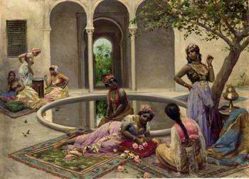 unknow artist Arab or Arabic people and life. Orientalism oil paintings 386 China oil painting art
